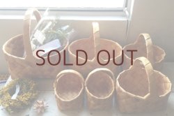 画像4: *白樺の持ち手つきかご 小 (New)**(¥4,200＋税)