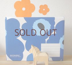 画像1: **marimekko ギフトbox  中　(unikko ブルー)**