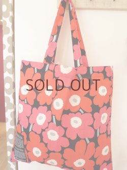 画像1: **marimekko エコトートバック（L）５**