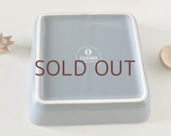 画像4: **TEEMA   スクエア プレート　（ブルーグレー）　new  **