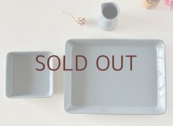 画像6: **TEEMA   スクエア プレート　（ブルーグレー）　new  **