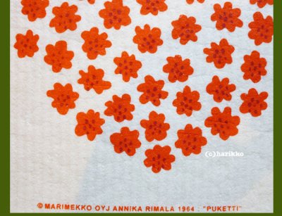 画像1: **marimekko プケッティ柄 キッチンワイプ（New）**