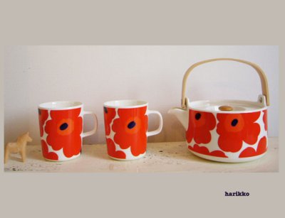 画像1: **marimekko マグカップ　UNIKKO（New）**